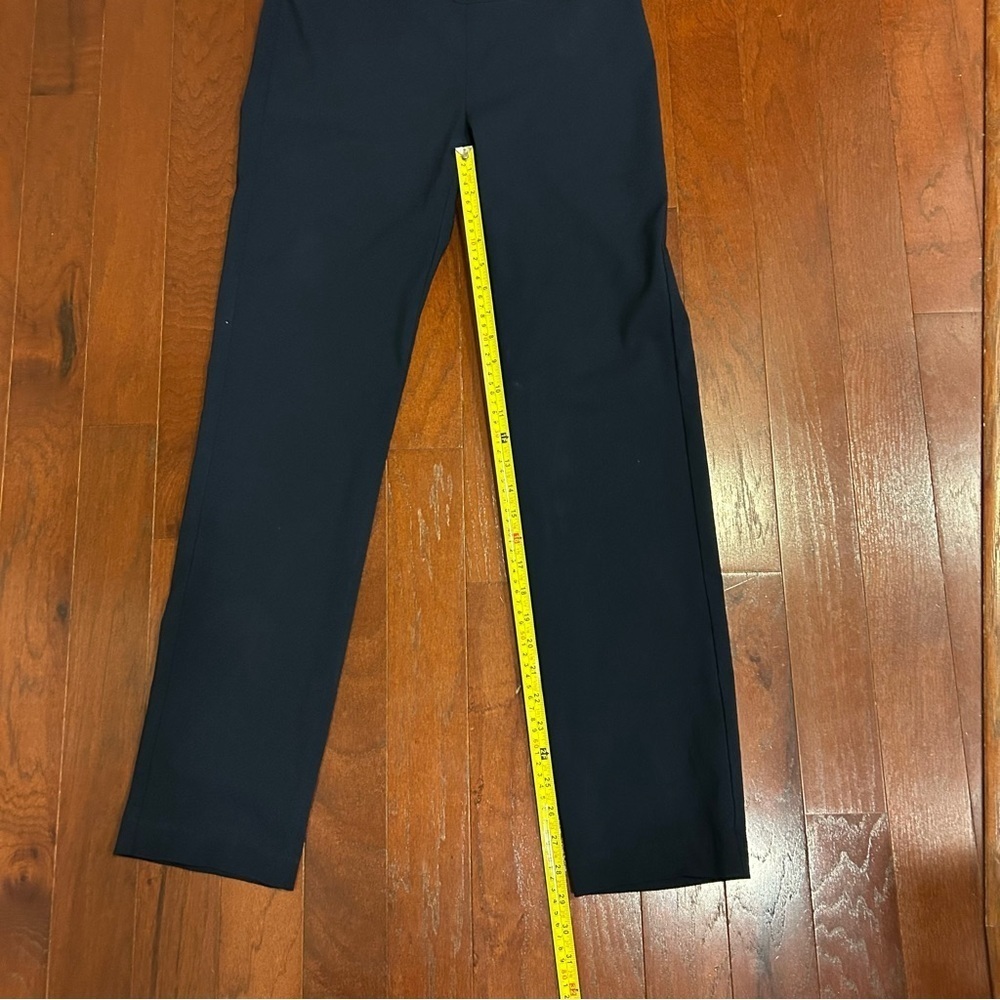 J.MEIALJGHLN pull on pants stretchy navy size 6 retail $178 excellent condition - Picture 9 of 11